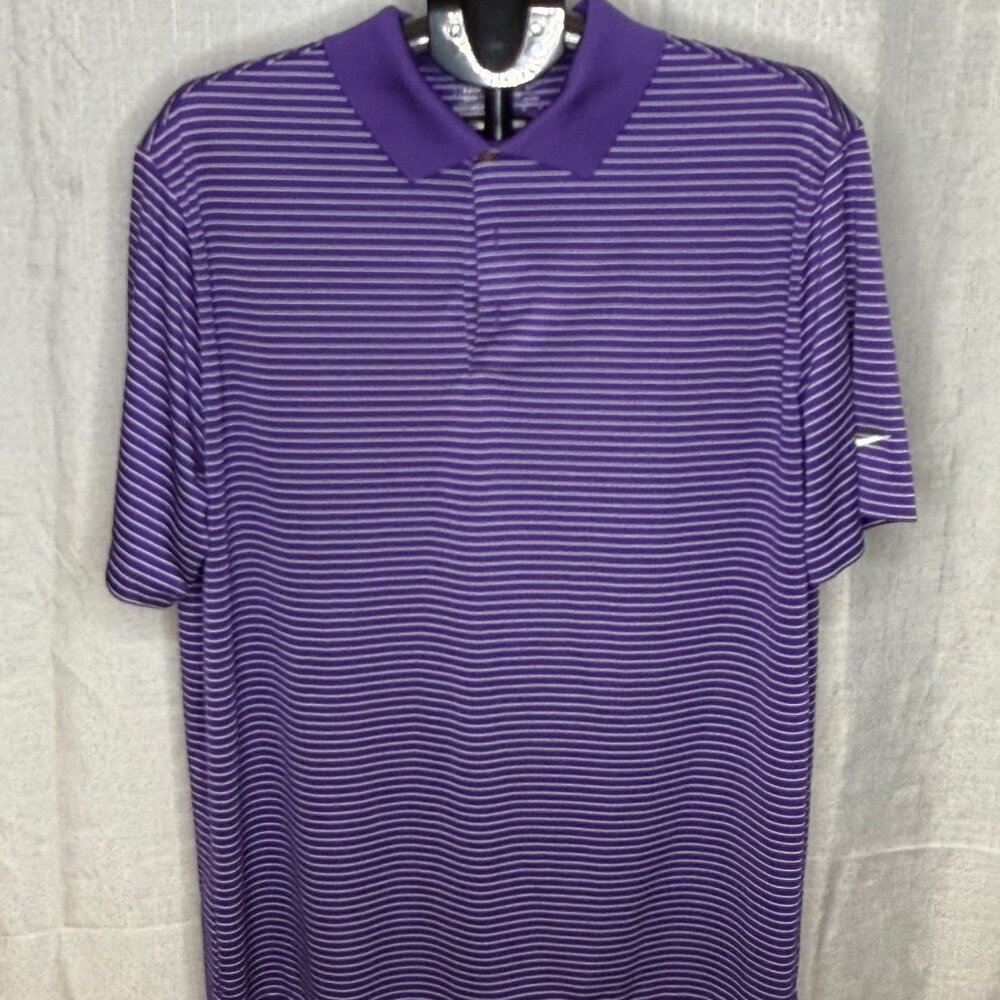 Nike Golf - Men's Striped Golf Polo Shirt - Size XL - Picture 2 of 5